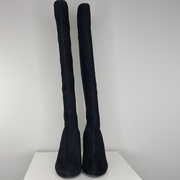 NEW Nine West Kerianna Tall Pull On Suede Boots - Picture 2 of 11